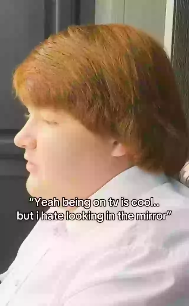 Larcom admitted he didn't feel happy about his appearance