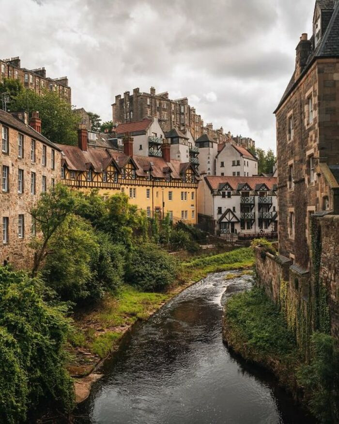 "Dean Village In Edinburgh"