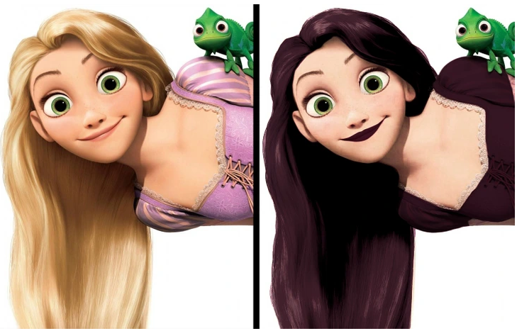 11. Rapunzel would absolutely be a rebellious teen, rocking those vibrant hair colors!