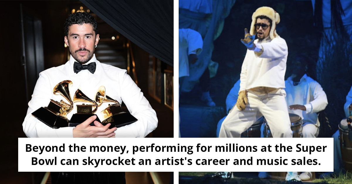 Why Bad Bunny won't receive compensation for his major Super Bowl halftime performance