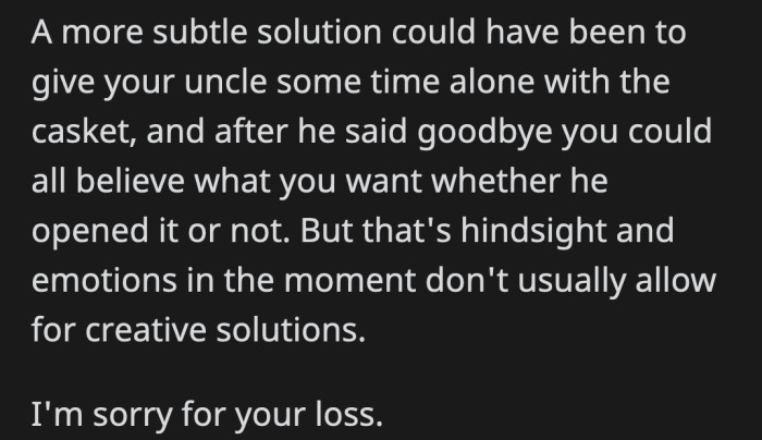 especially with how things were going; grief was overflowing