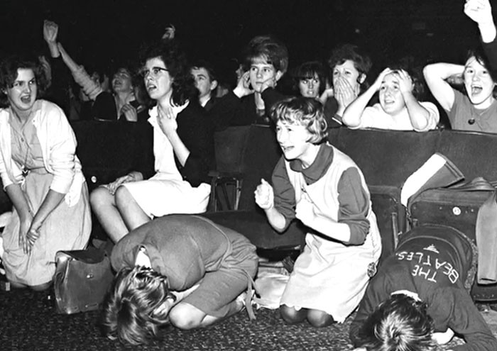 Girls At A Beatles Concert In Plymouth, 13 November 1963
