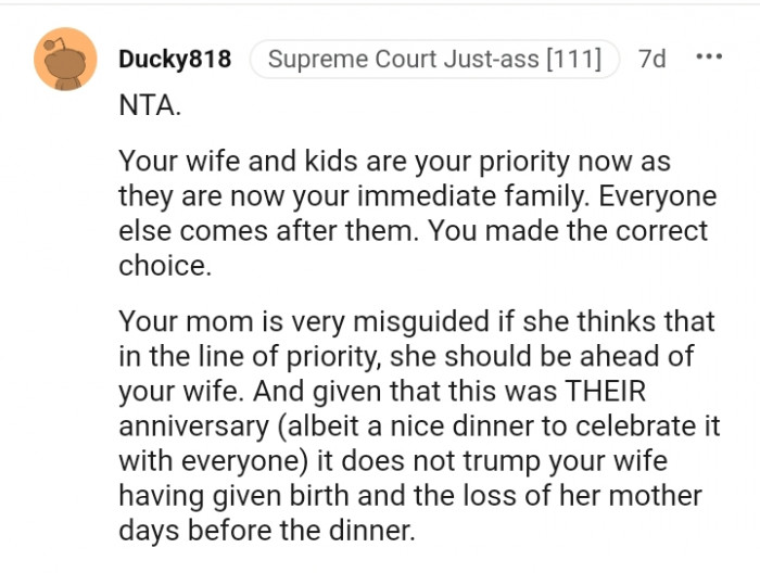 You made the correct choice