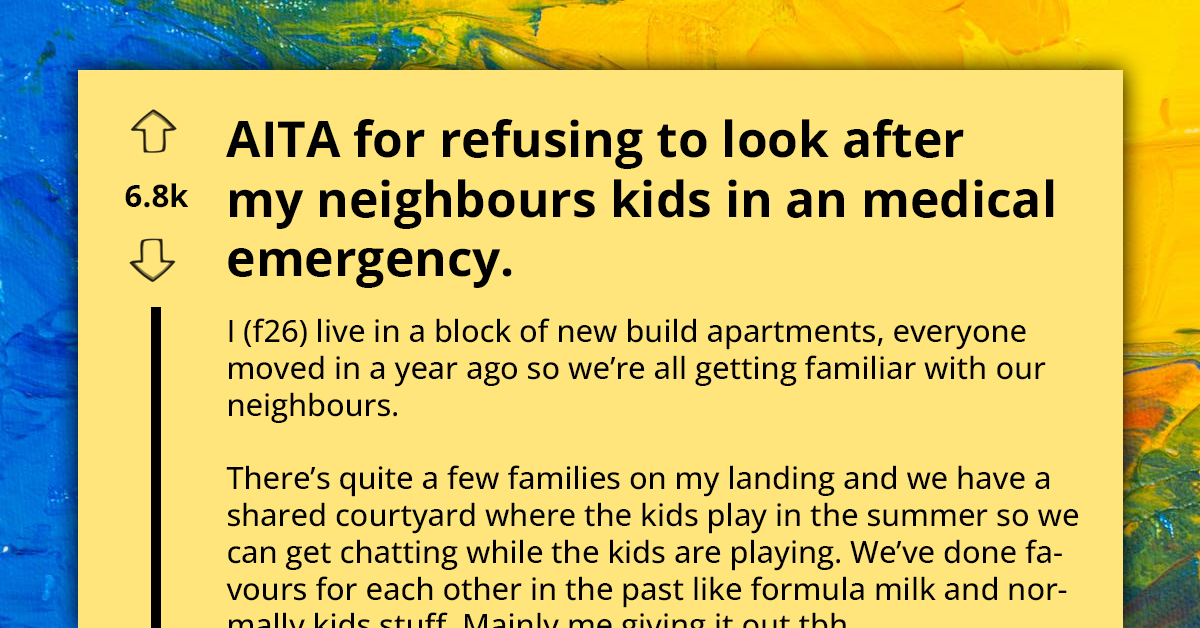 Couple in Shock as Mom with 2 Young Kids Refuses to Babysit Their Kids at 3 AM Despite Them Having a Medical Emergency