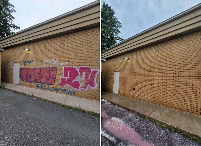 "Graffiti Removal Start To Finish"