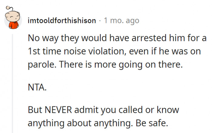 12. There might've been more reasons for the direct arrest.