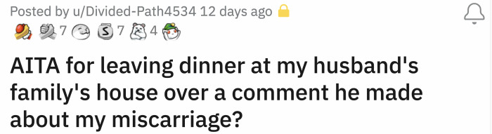 Did OP do the right thing when she walked away from the family dinner?