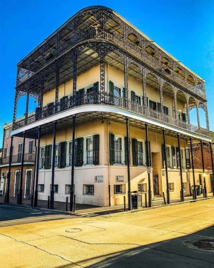 The Sultan's Palace (Gardette-LaPretre Mansion): tied to a lurid 19th-century legend of a massacre at a party thrown by a mysterious tenant with a harem, whose screams are still reported
