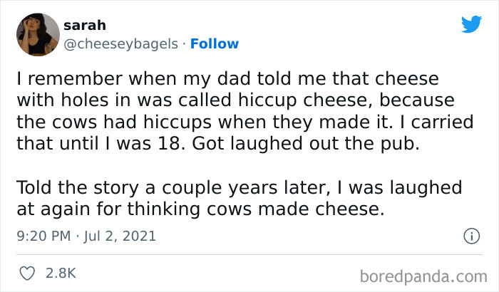 24. Kids remember too many things they shouldn't.