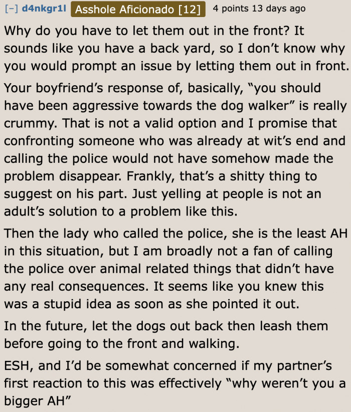 It's better to be on the safe side by leashing the dogs.