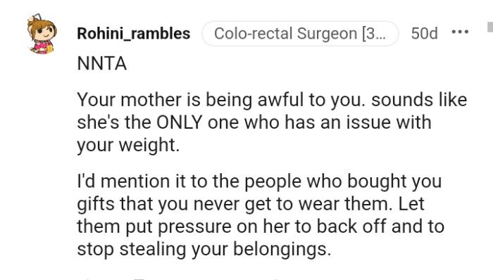 Mentioning it to the people who buy the gifts