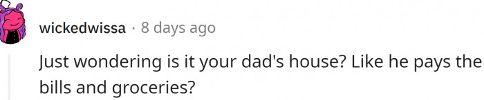 Who pays the bills and groceries?