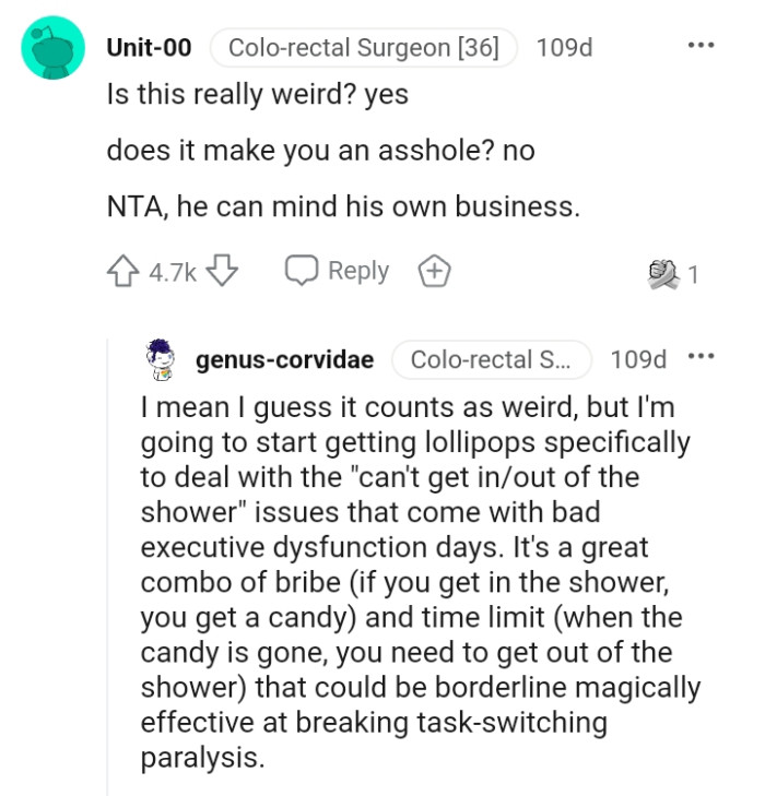 He can mind his own business