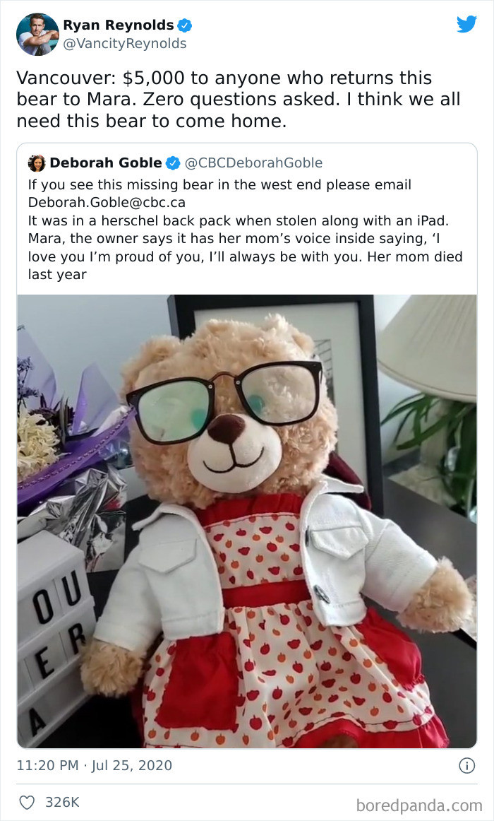 4. Let the bear come home to its owner.