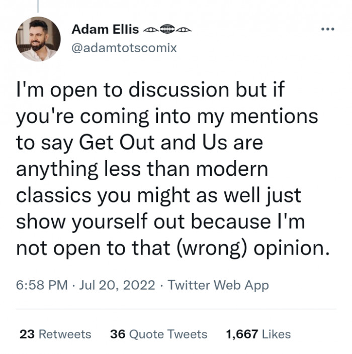 The Comic Artist wouldn't budge