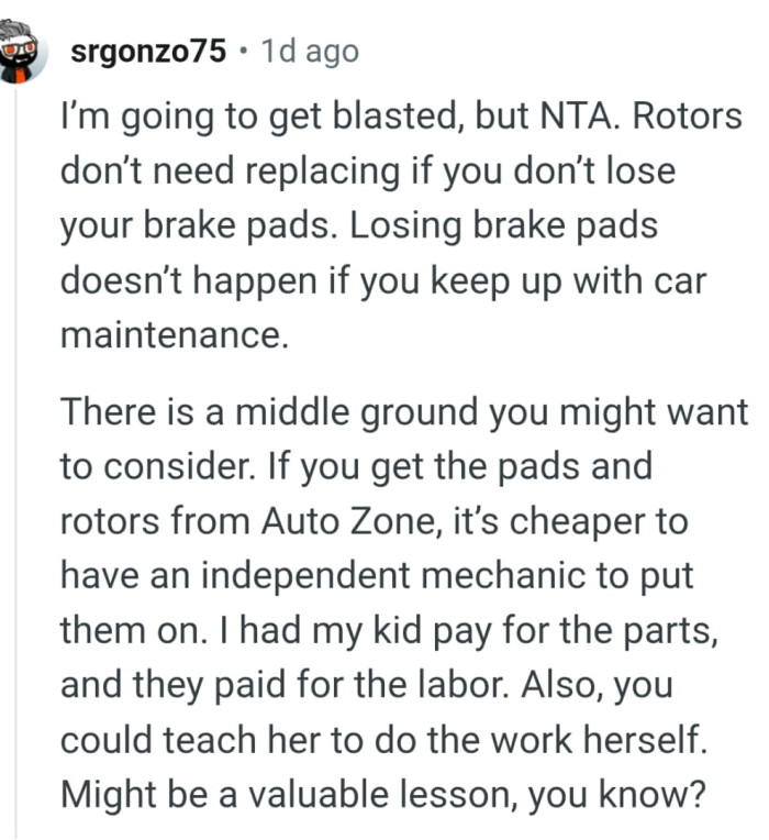 Losing break pads doesn't happen if you keep up with car maintenance