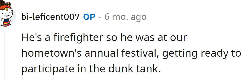 And the OP responded: