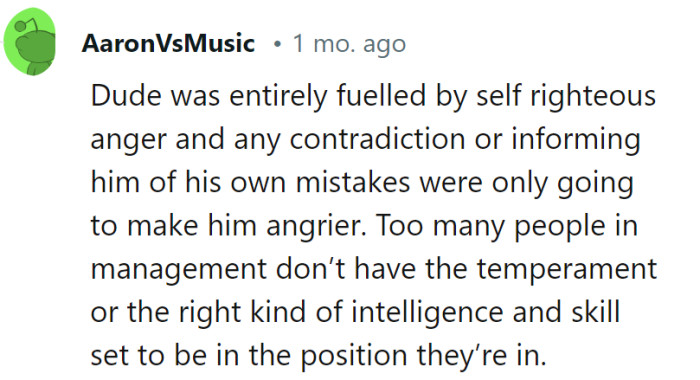 Seems like he's got a 