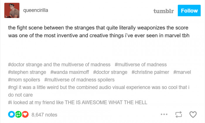 11. It was definitely a great surprise. It was a genius move!