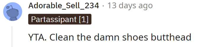 Redditors' opinion was the same: