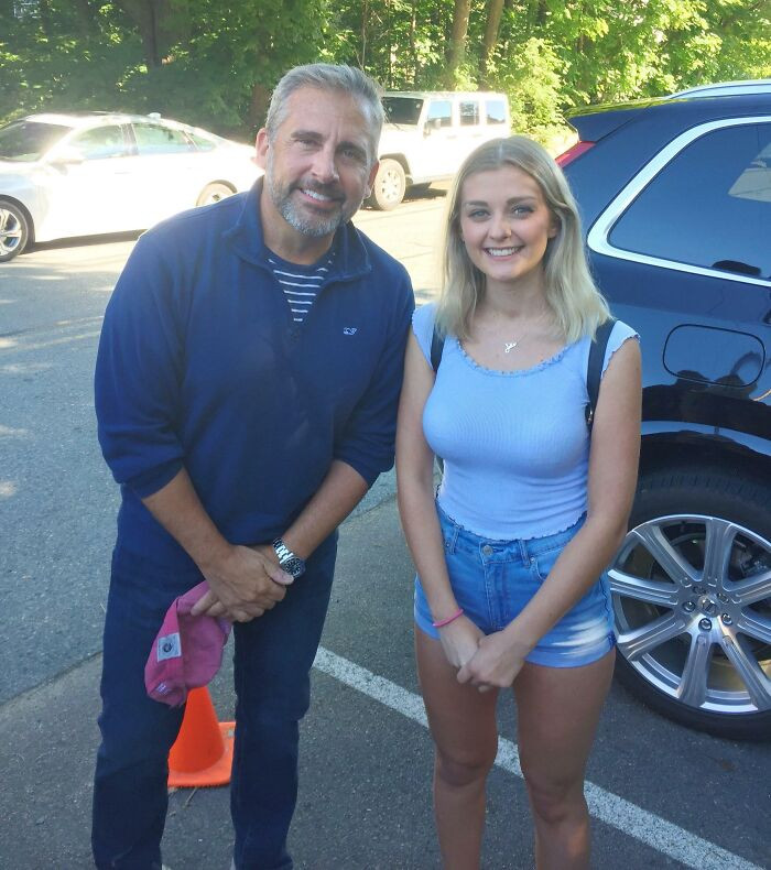 "Met Michael G. Scott. Steve Carell Is Incredibly Kind And Just As Hilarious In Person"