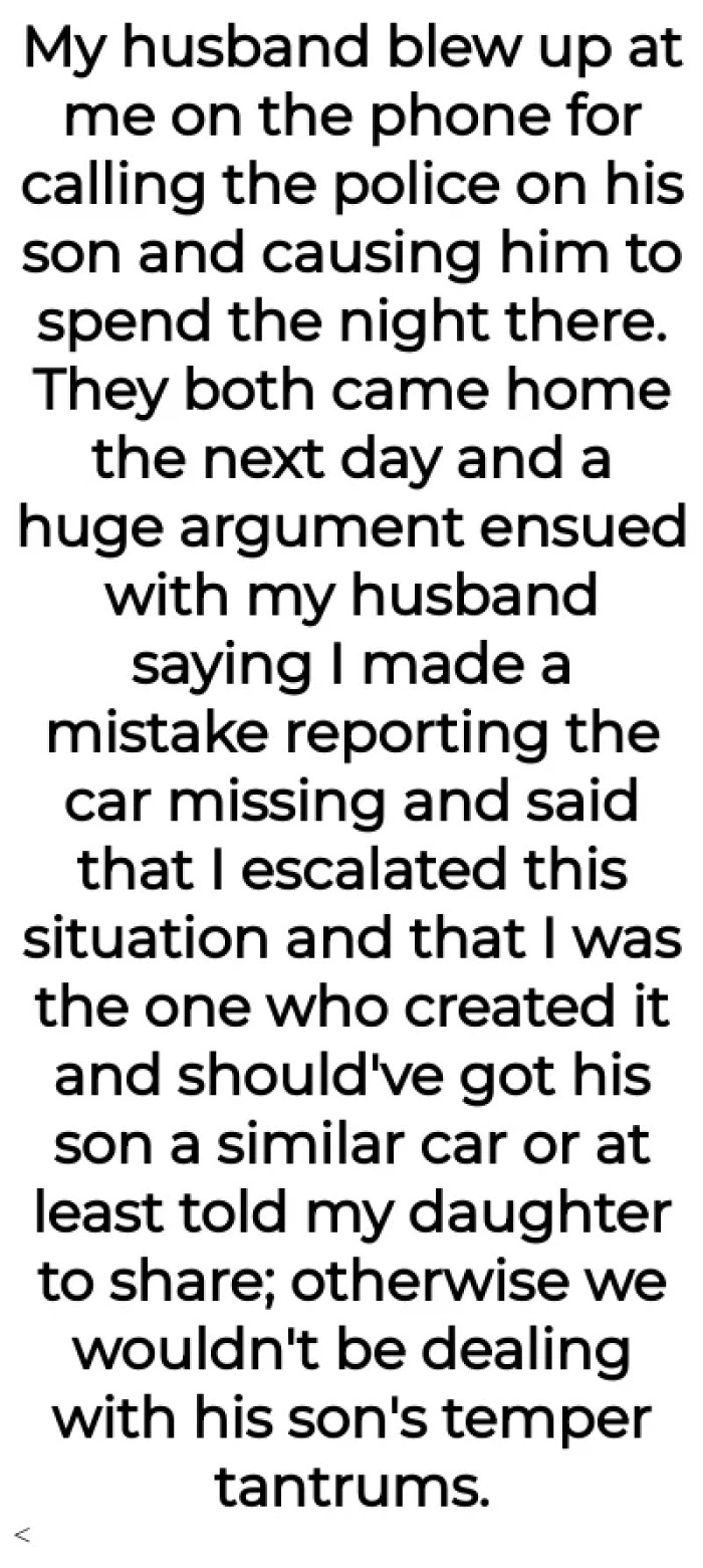 The family fought over the incident.