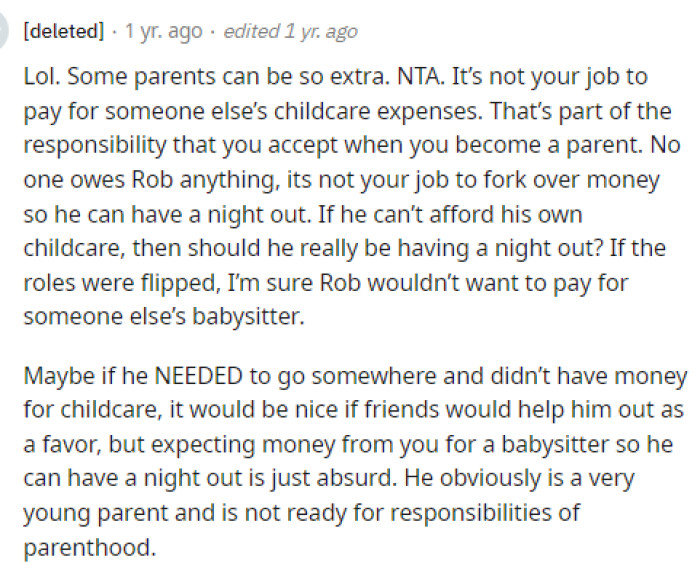 It's pretty fair that everyone in the comments is telling OP that he's not in the wrong here and that he shouldn't have to pay for anything.