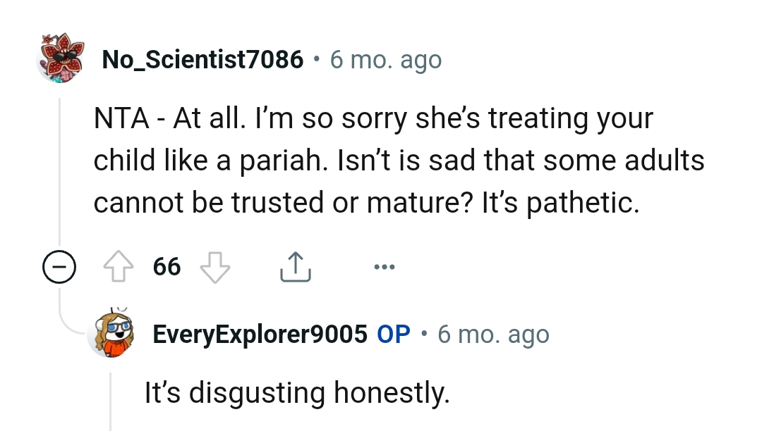 OP finds it disgusting