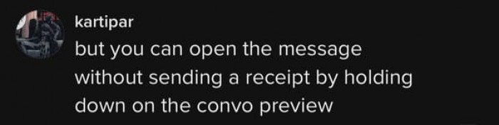 This person shares another tip—an easier and more convenient one that actually works on Apple phones. Why give a harder and more complicated way when you could just do this?