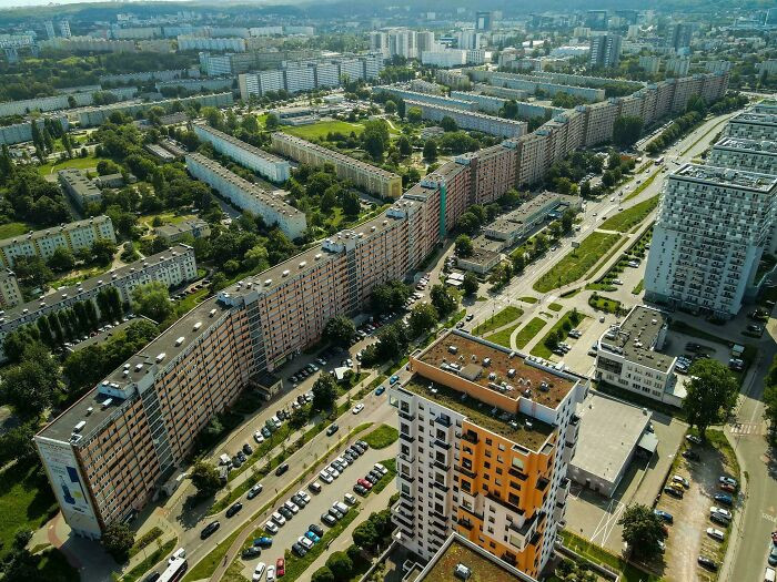 The Longest Residential Building In Europe - Gdansk, Poland
