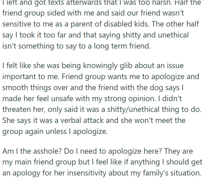 OP believes the whole thing is highly unethical