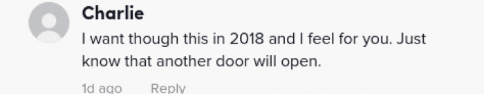 Users also showed their support for the TikToker.