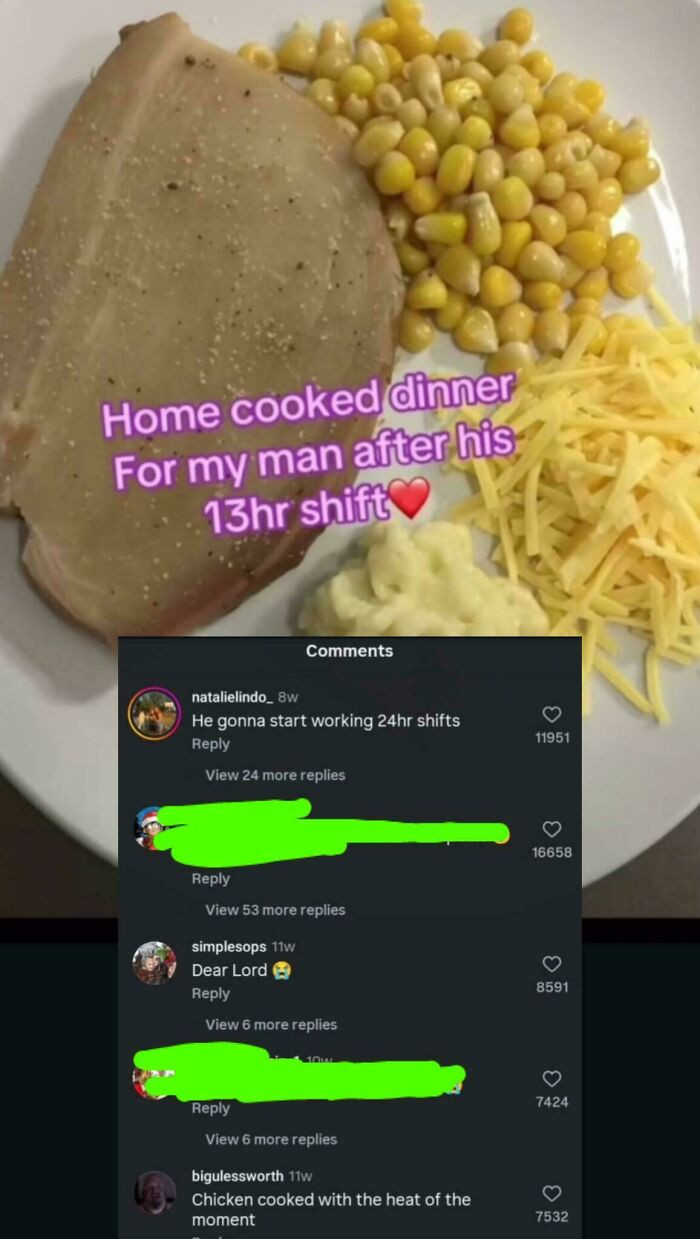"Would You Finish Your Shift Early For This Home Cooked Meal"