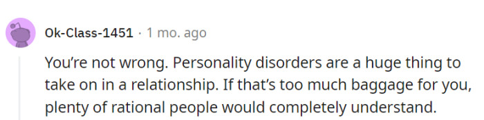 Wrestling with personality disorders is like lugging around oversized baggage in a relationship.