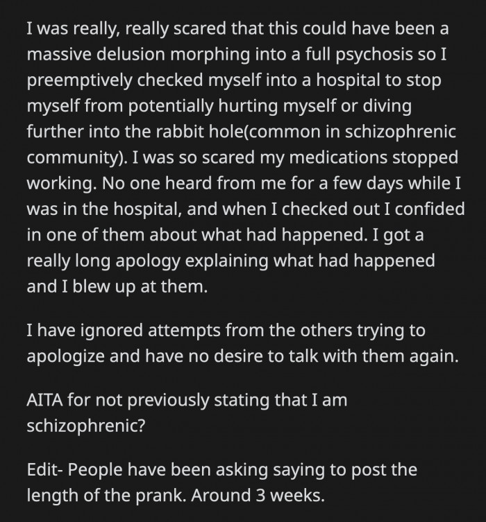 After the Conversation, OP Received a Long Message from His Friend Who Is Apologizing for What They Did, and OP Promptly Snapped at His Friend