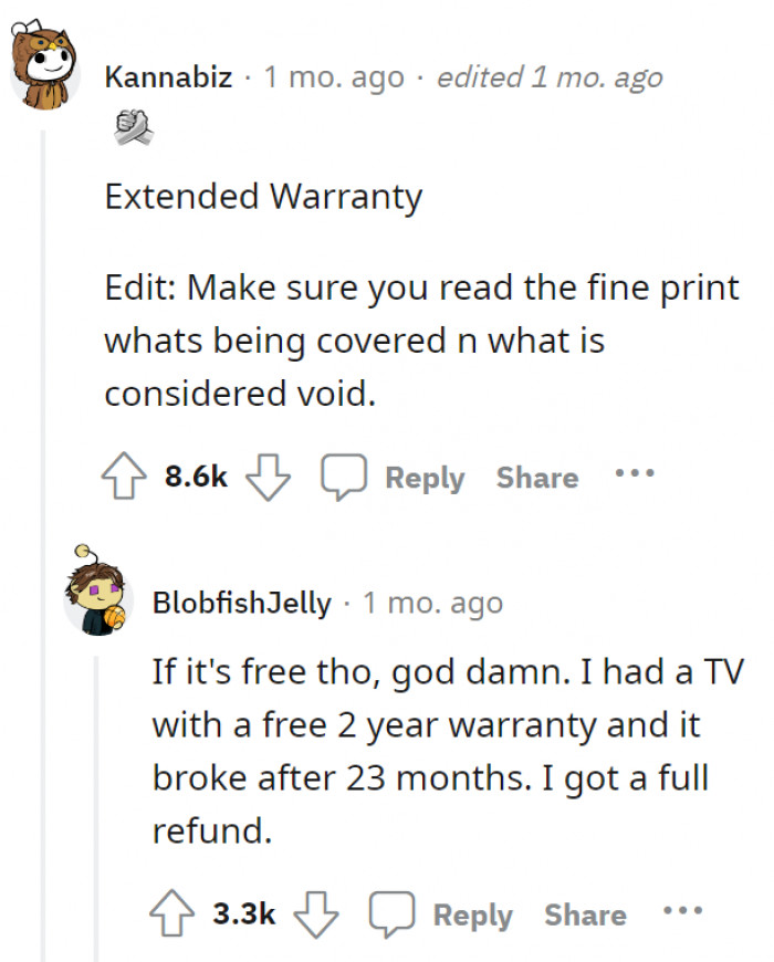 16. Sometimes, it also helps to read the full Terms and Conditions.