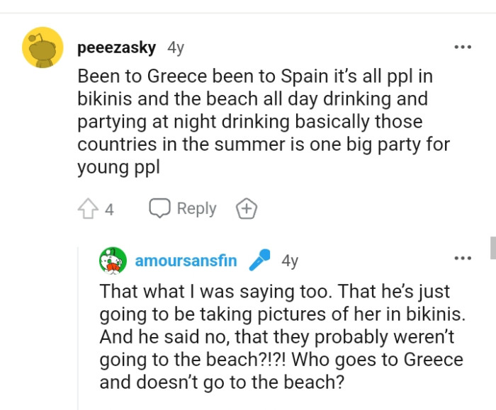 The summer is one big party.