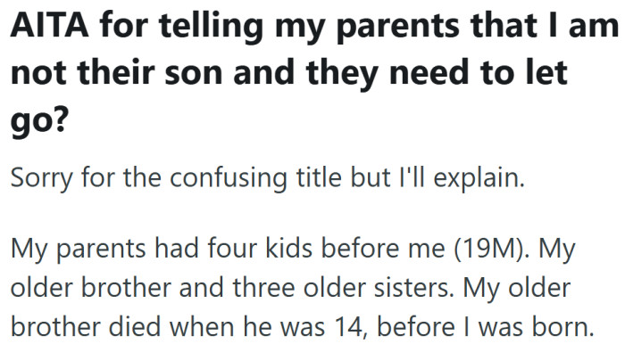 What begins as a question about guilt unfolds into the story of a family still haunted by a boy who never got to grow up.