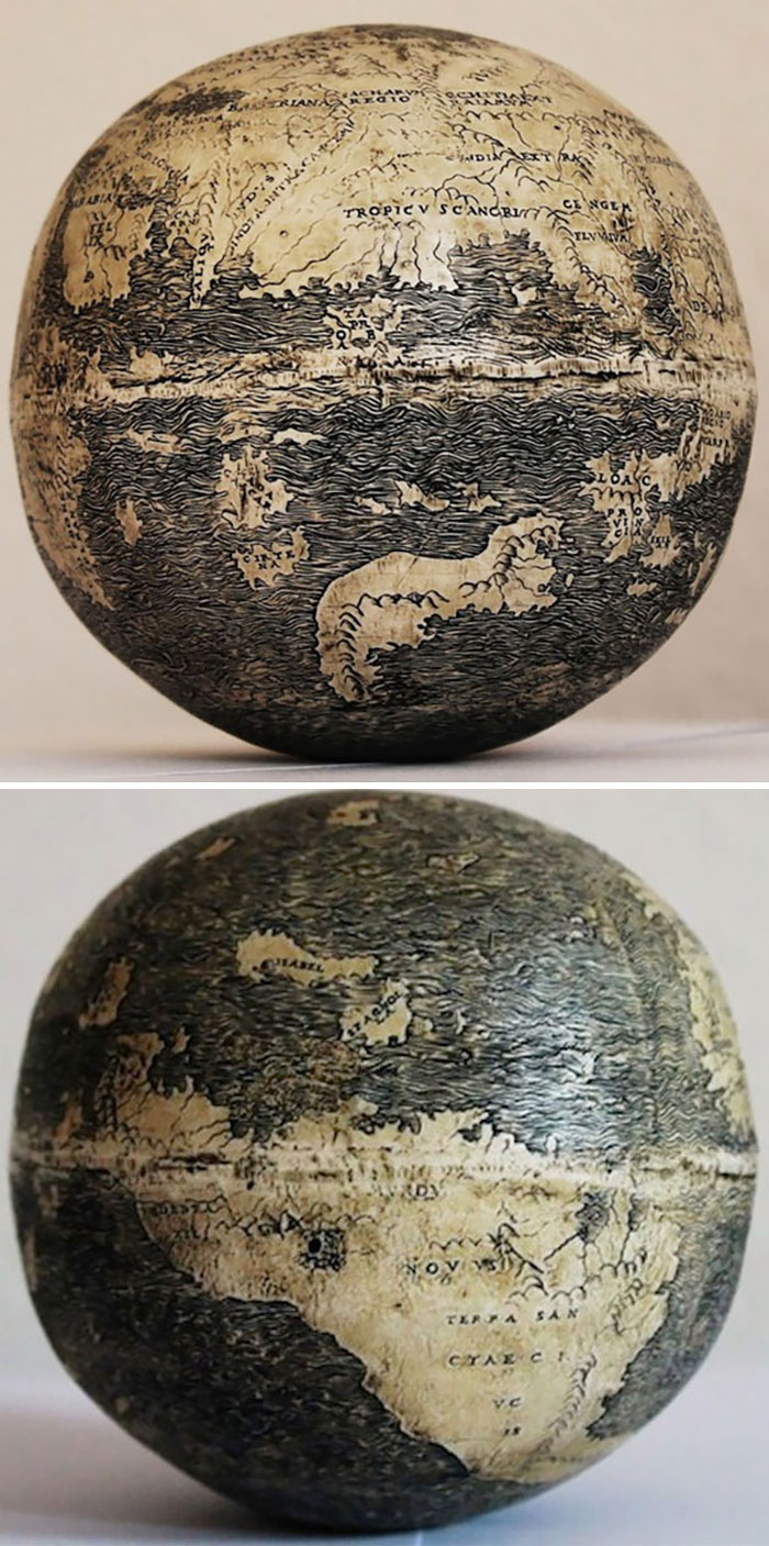 4. 510-Year-Old Globe, Oldest Known.
