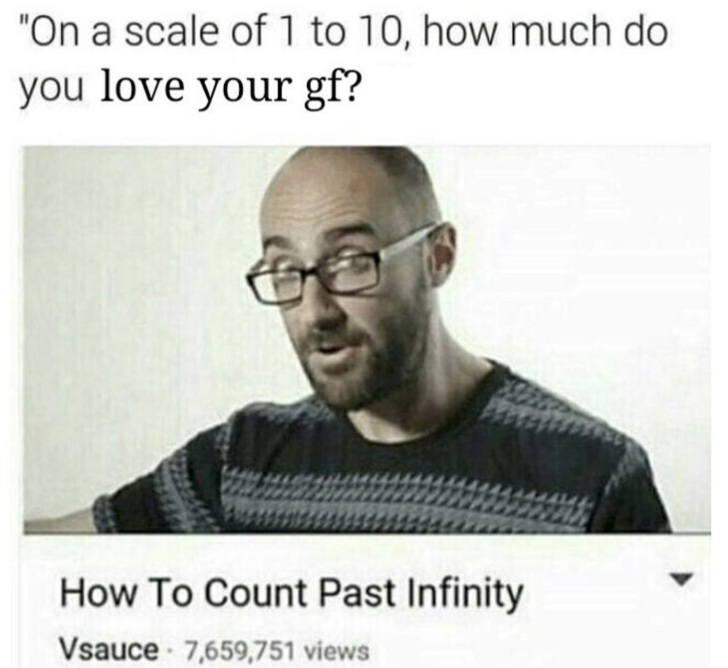 6. I'm definitely counting past infinity