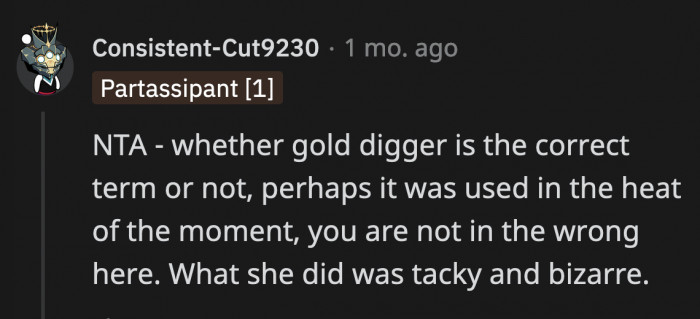 OP said what she said, and she can't take that back, but neither can Lindsay. How they move forward from this is up to them.