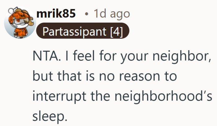 Feeling for the family is one thing. Losing sleep every weekend is another.