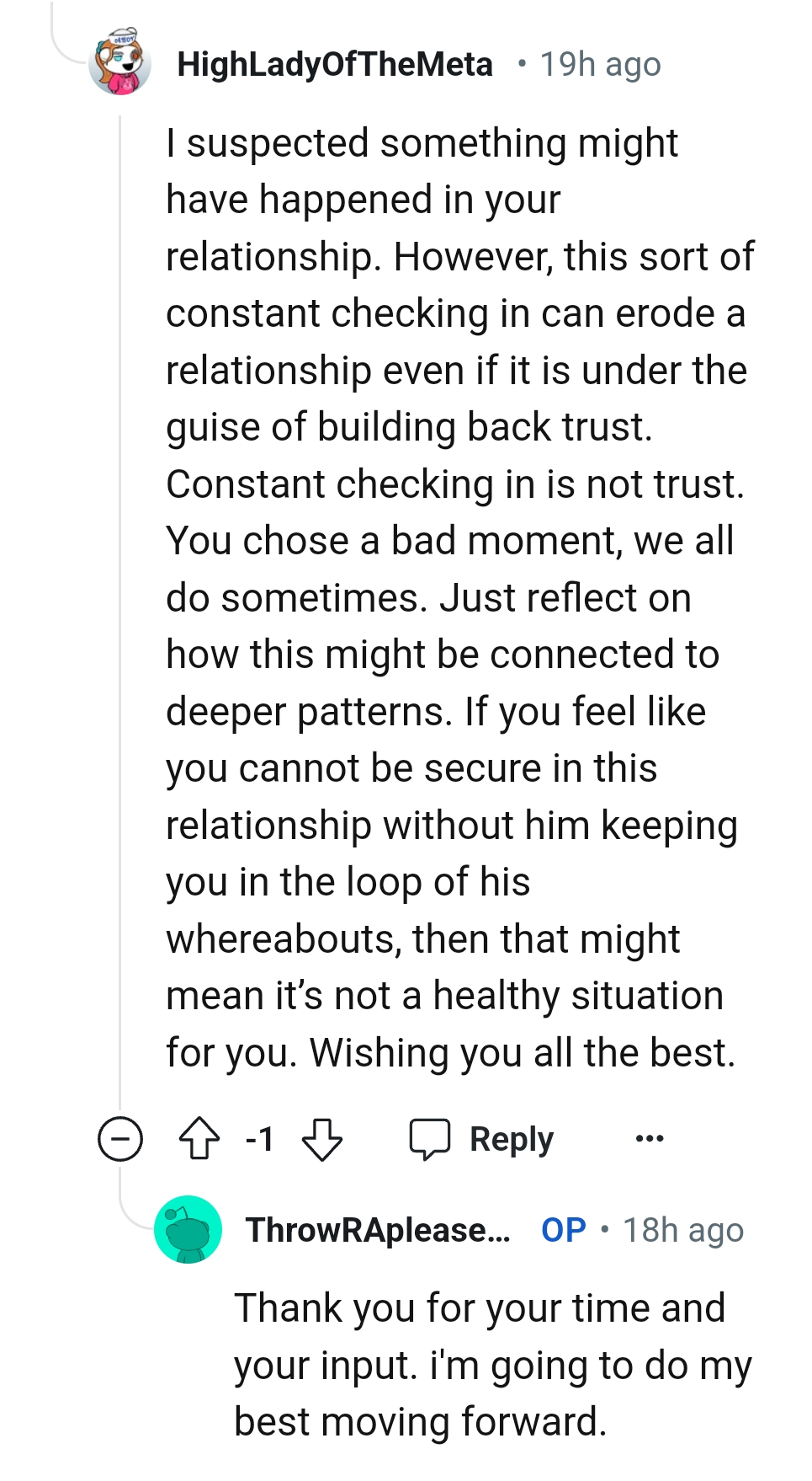 This sort of constant checking