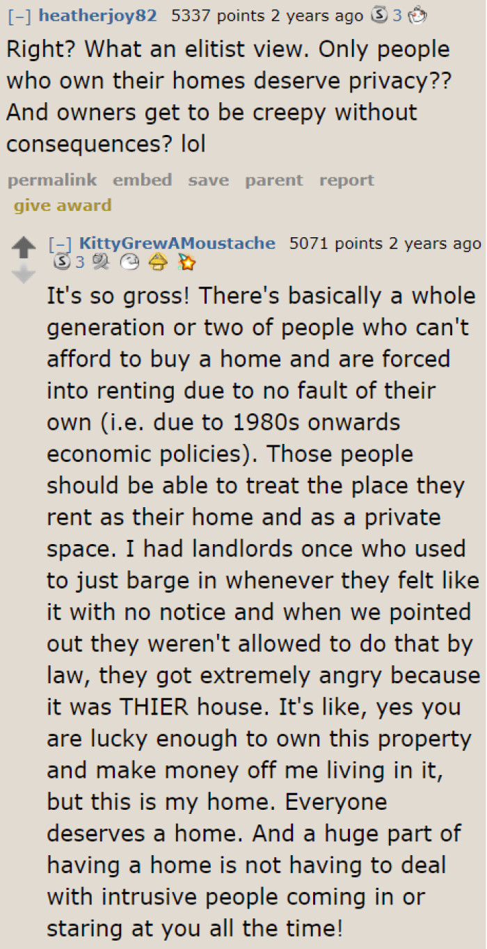 Everyone deserves privacy, whether they're owners or tenants.