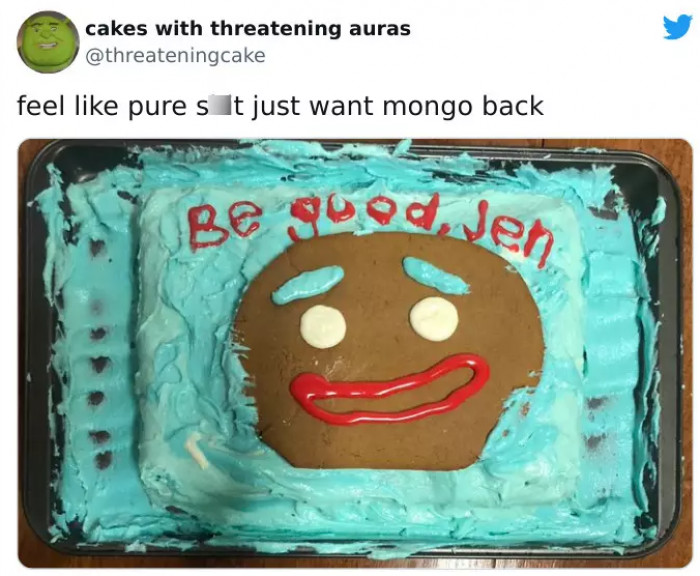 7. When a creepy face tells you, you must listen