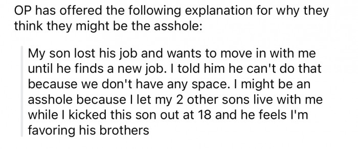 OP thinks he might potentially be the a-hole for the following reason: