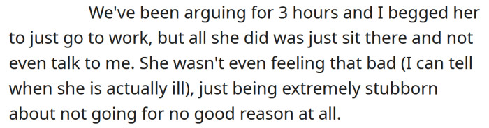 Now the couple has been arguing.