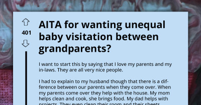 Is It Fair to Favor One Set of Grandparents for Baby Visits