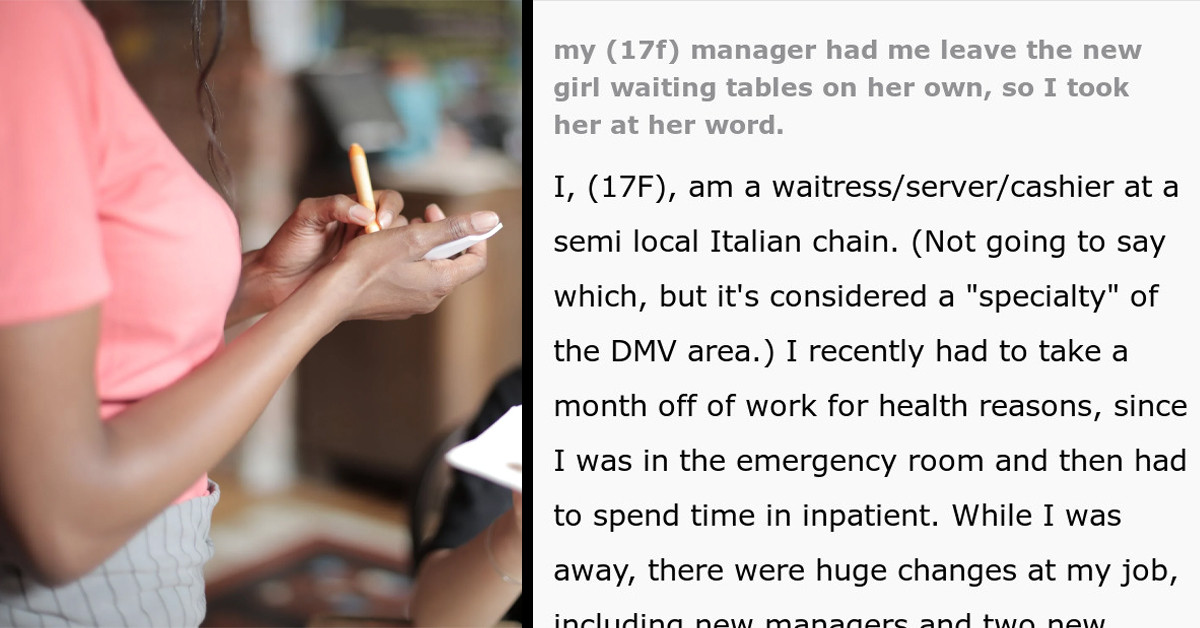 Manager Instructs Waitress To Leave The New Girl Stranded And Threatens To Withhold Her Tips, Regrets It When Things Start Getting Out Of Hand