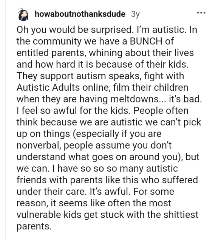 There are really a bunch of entitled parents out there